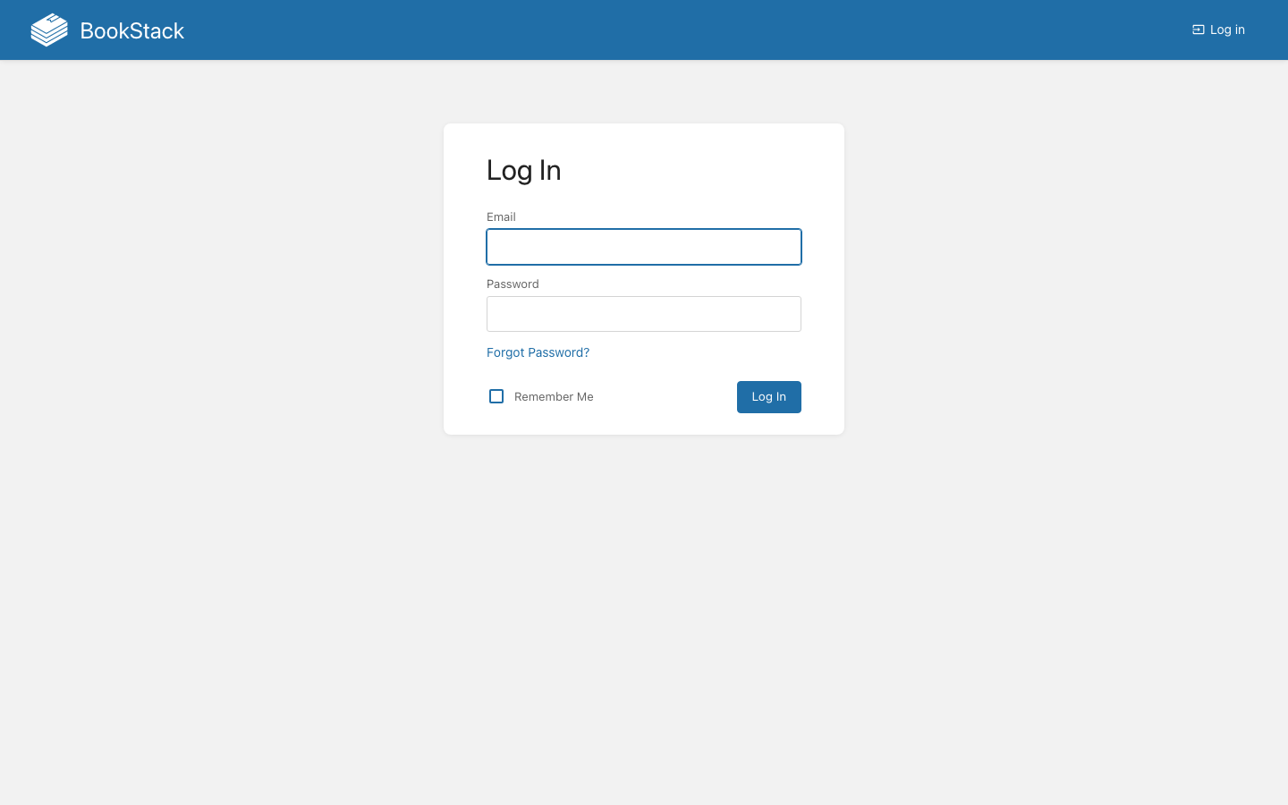 BookStack screenshot