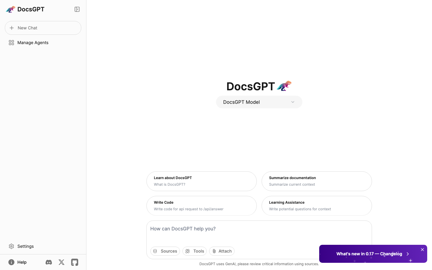 DocsGPT screenshot