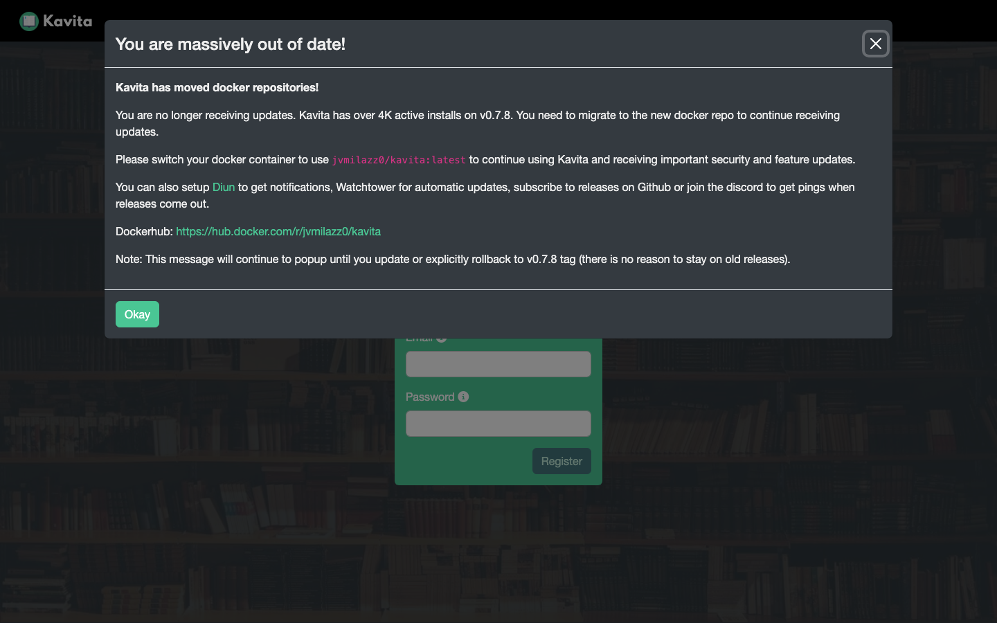 Kavita screenshot