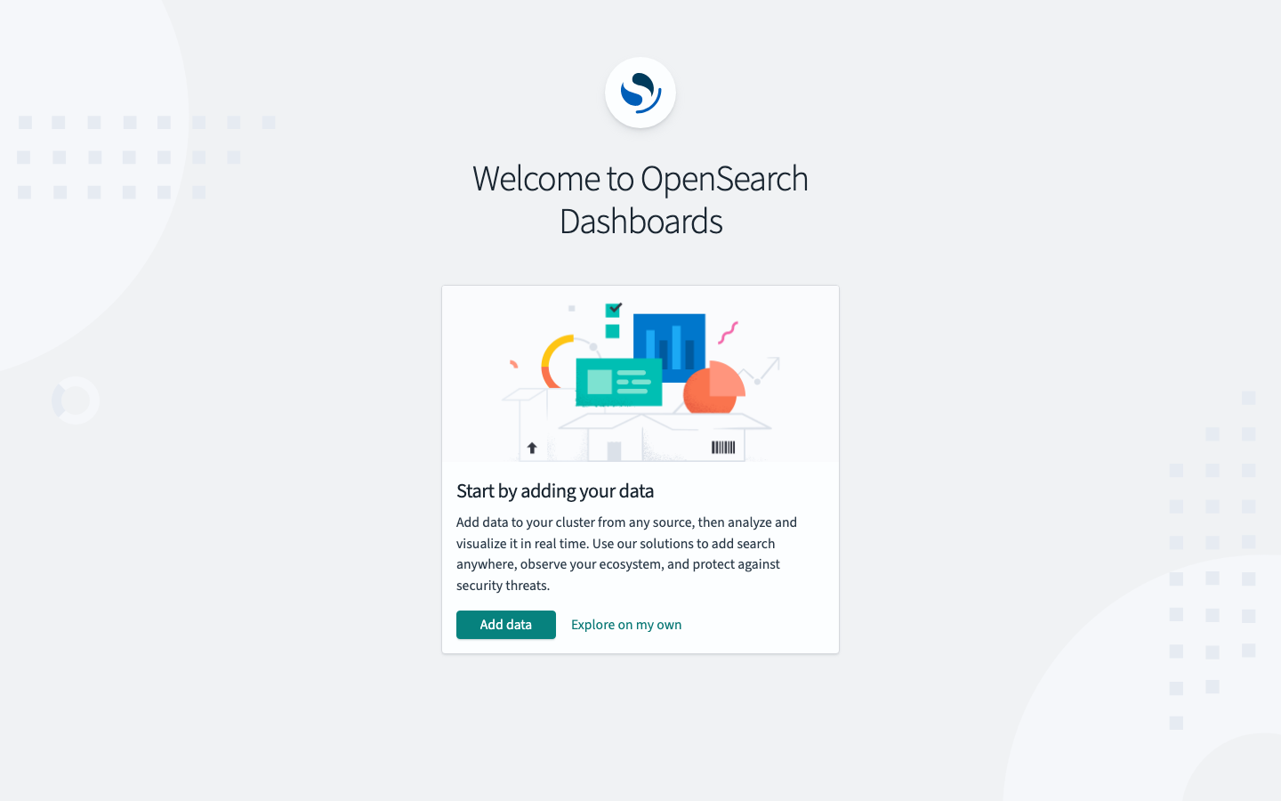 OpenSearch Dashboards screenshot