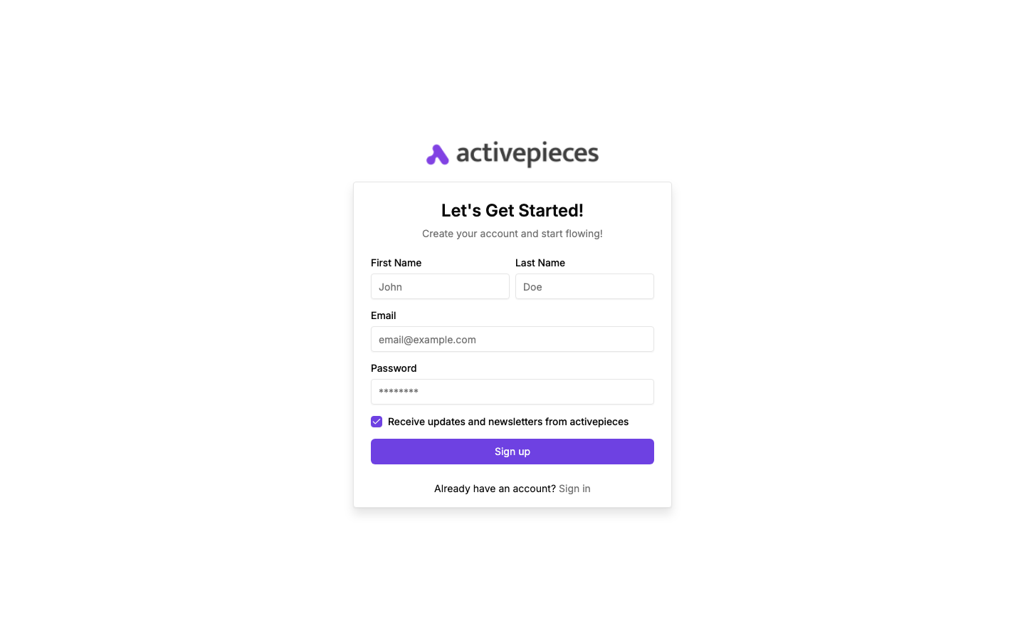 ActivePieces screenshot