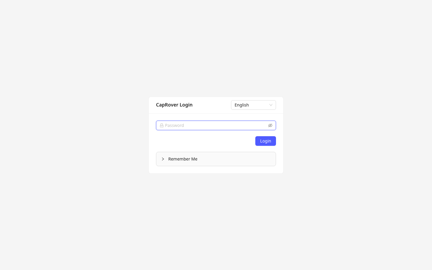 CapRover screenshot