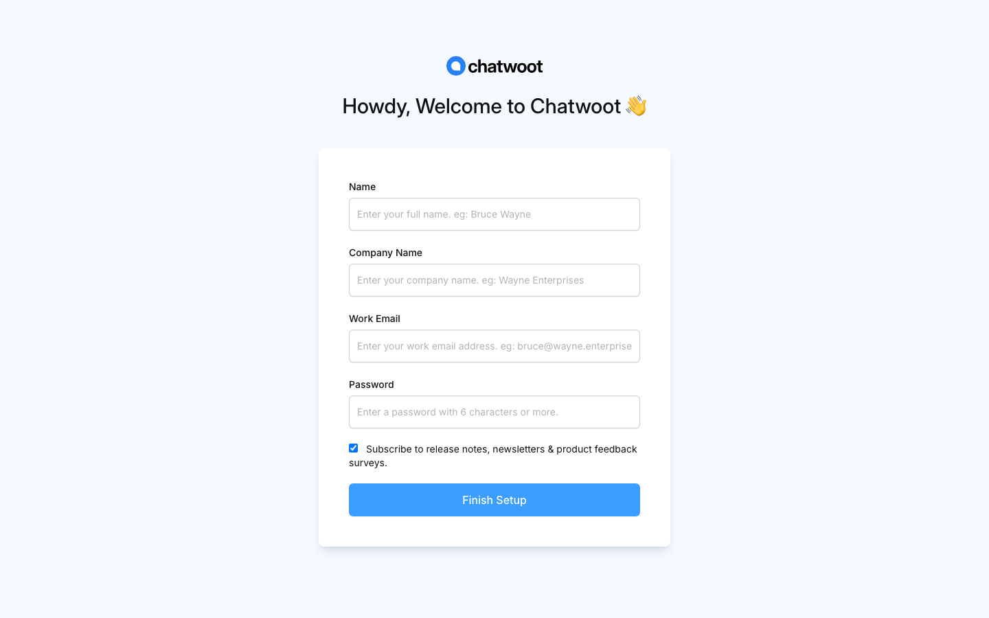 Chatwoot screenshot