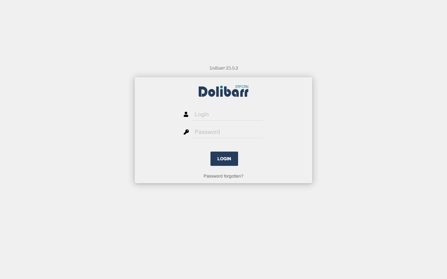Dolibarr screenshot