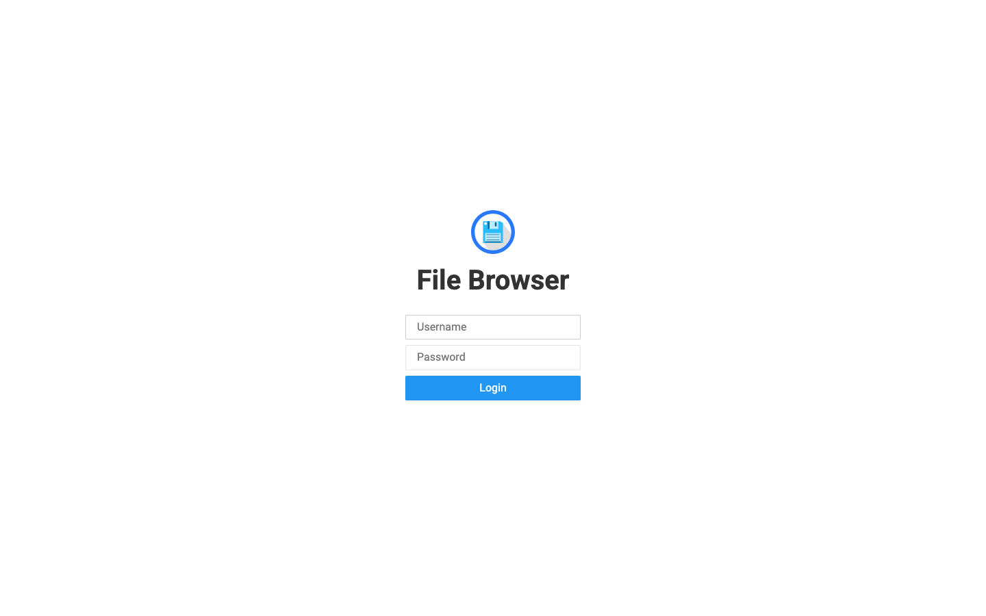 Filebrowser screenshot