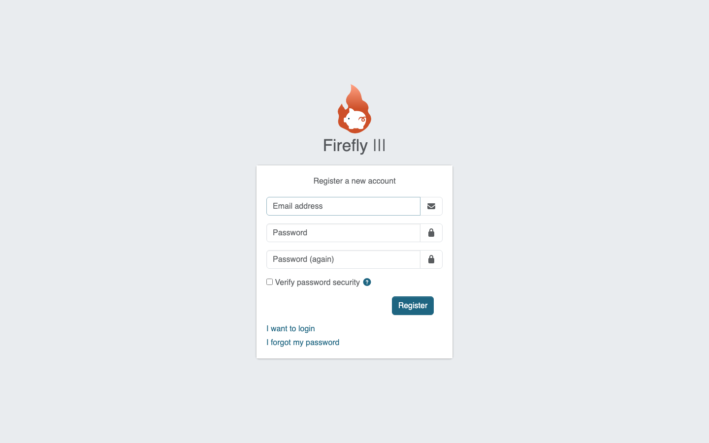 Firefly III screenshot