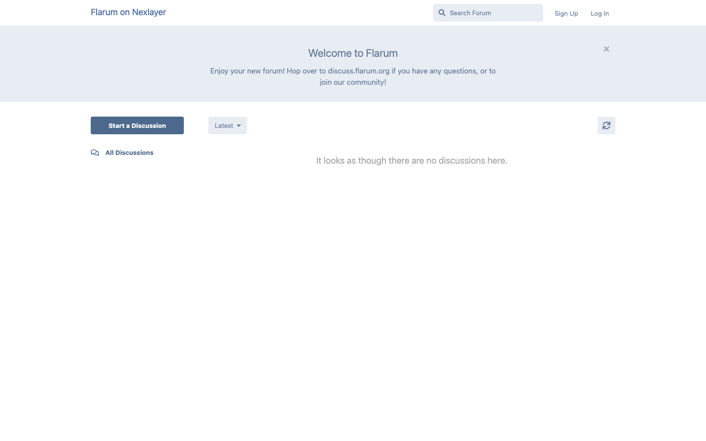 Flarum screenshot