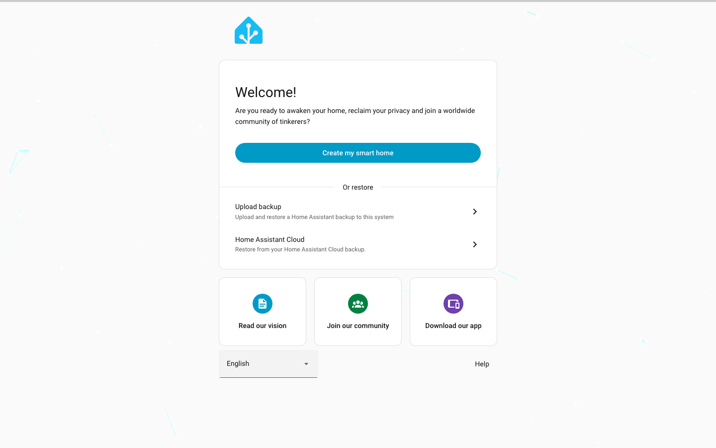 Home Assistant screenshot