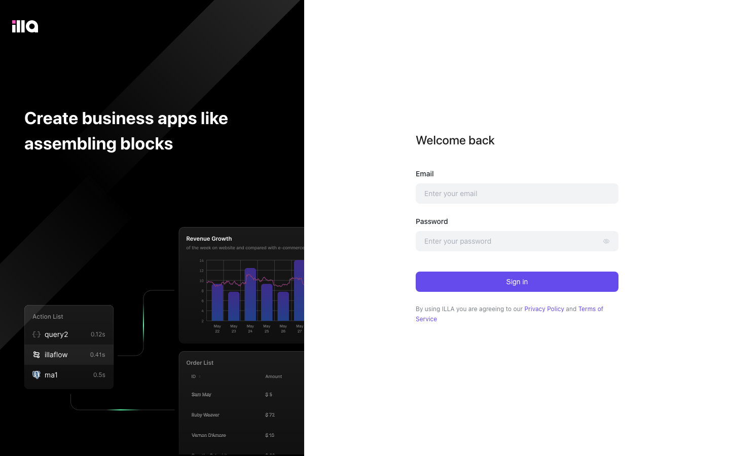 ILLA Builder screenshot