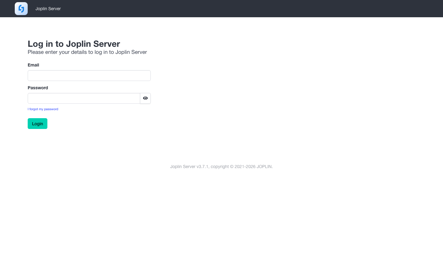 Joplin screenshot