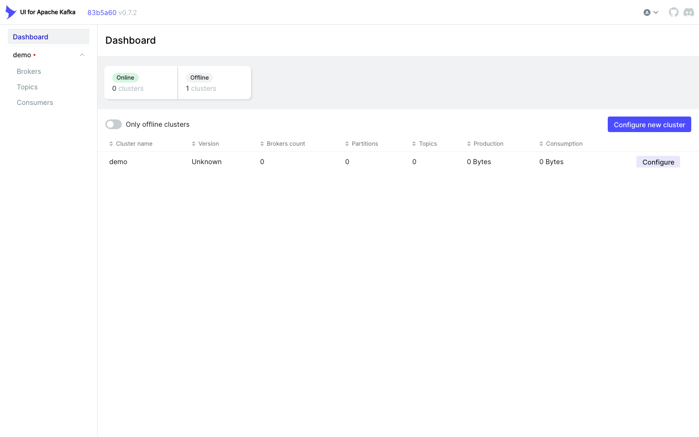 Apache Kafka screenshot