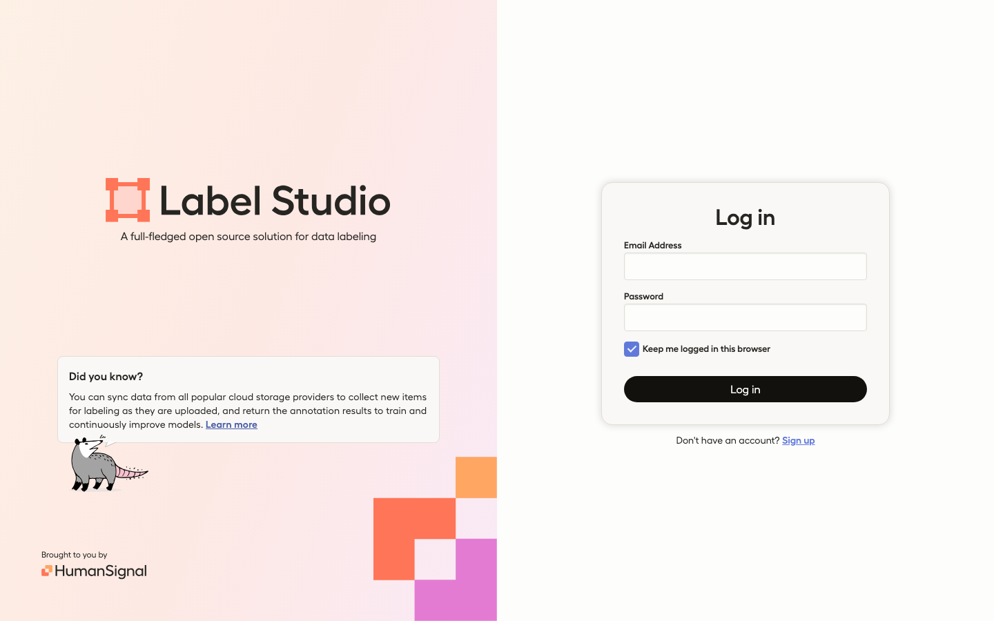 Label Studio screenshot
