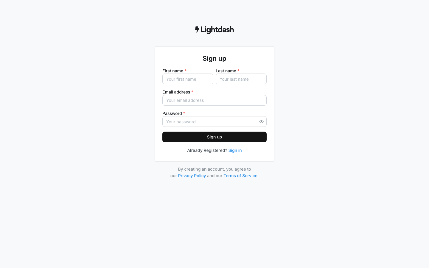 Lightdash screenshot