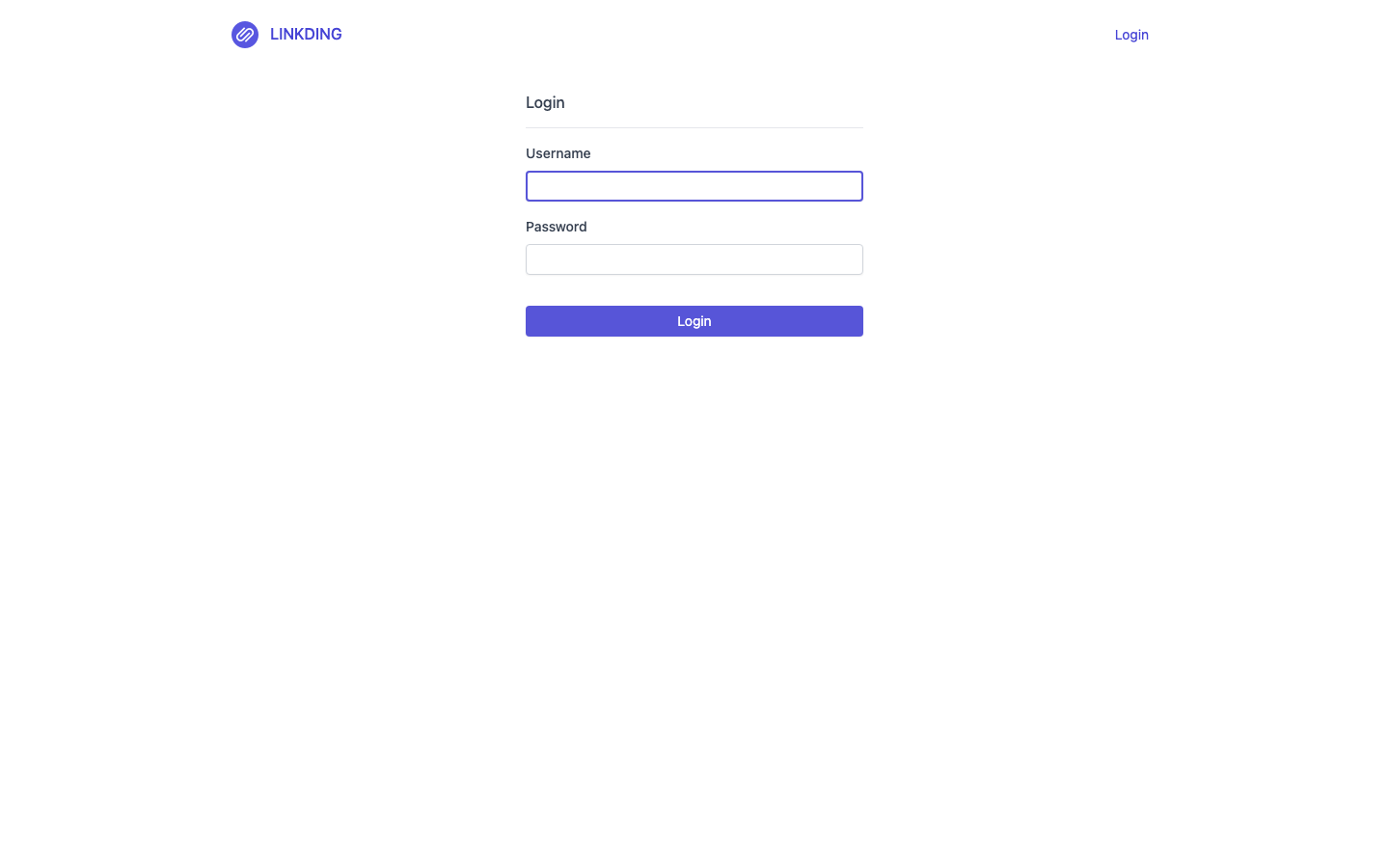 Linkding screenshot
