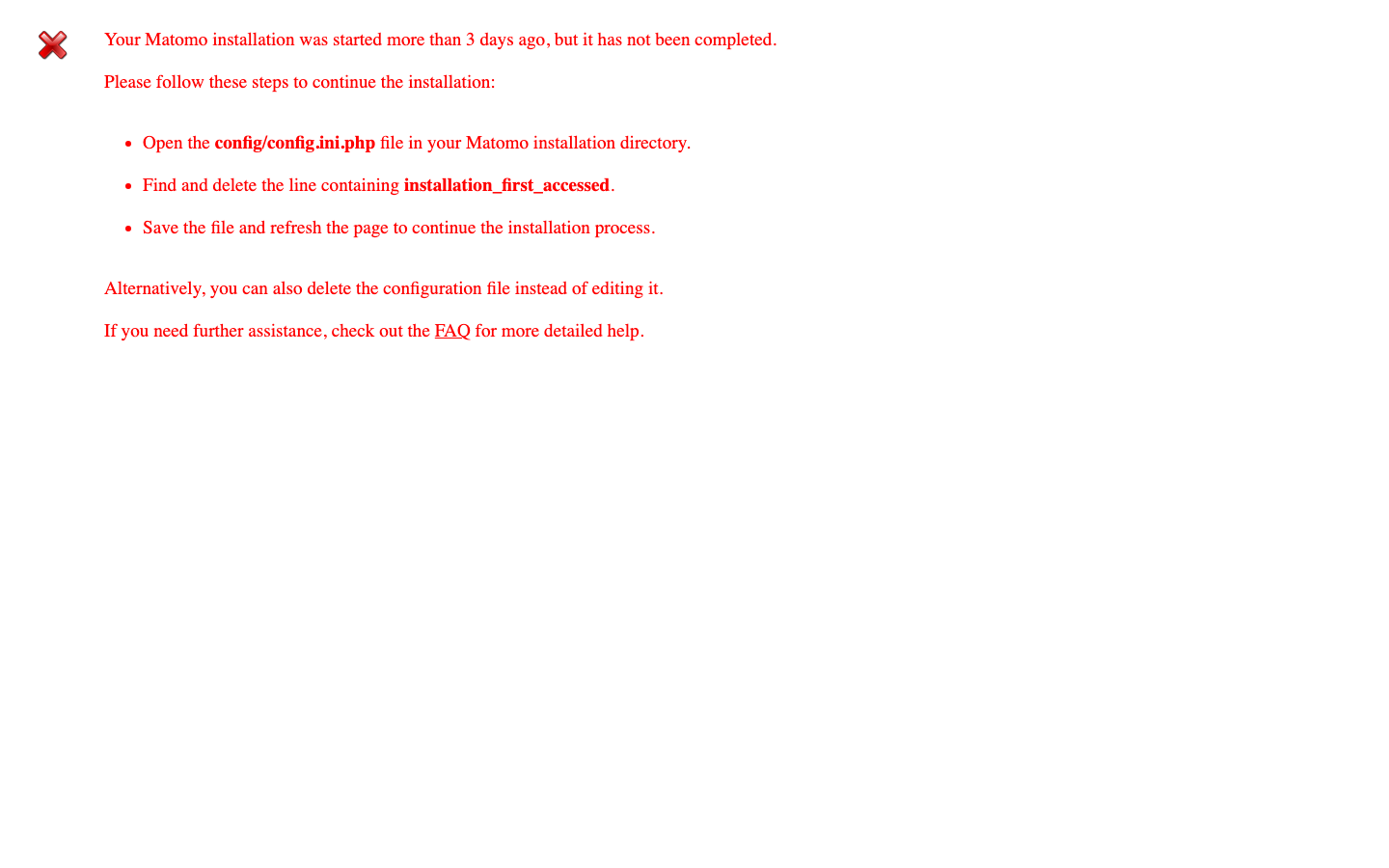 Matomo screenshot