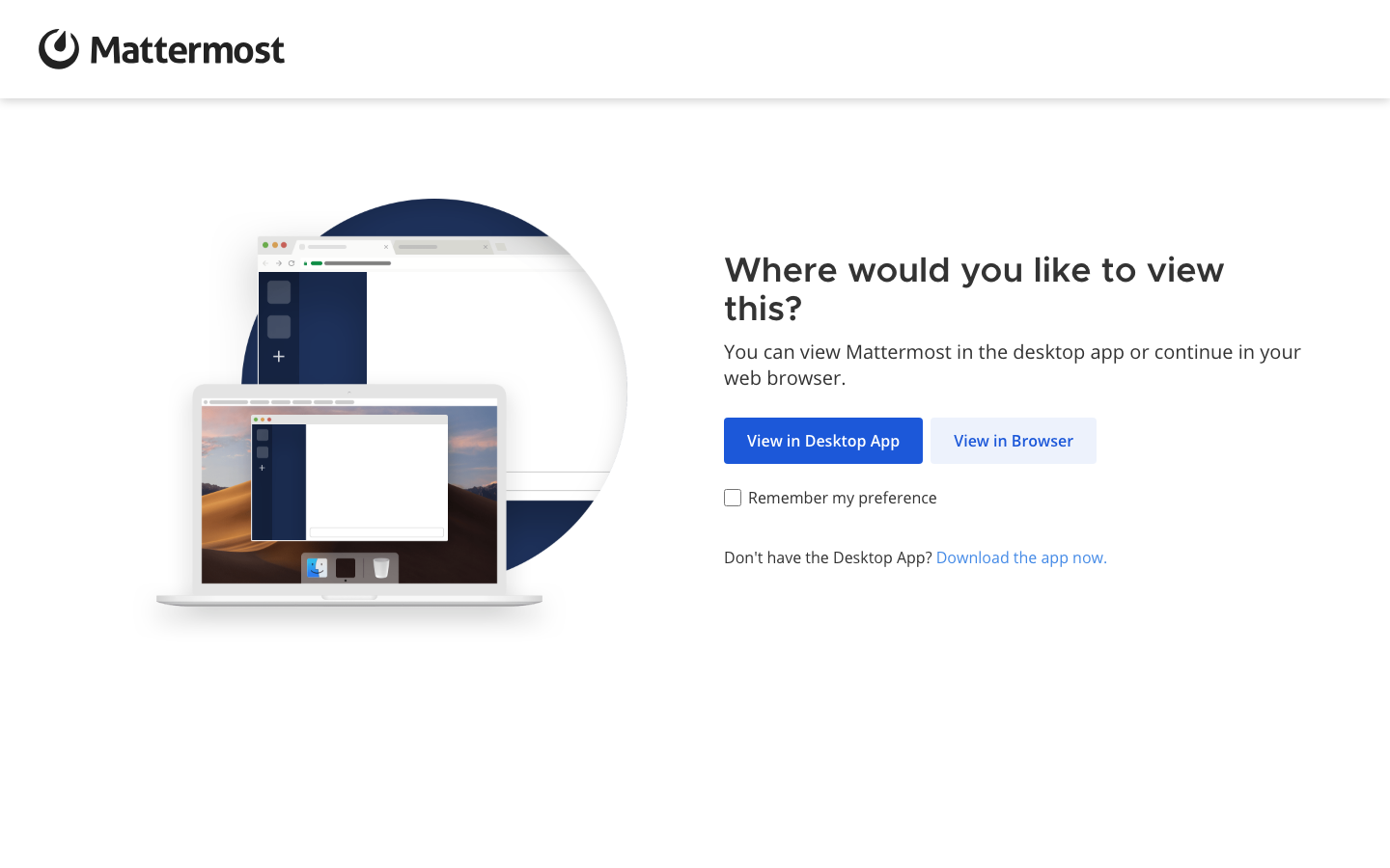 Mattermost screenshot