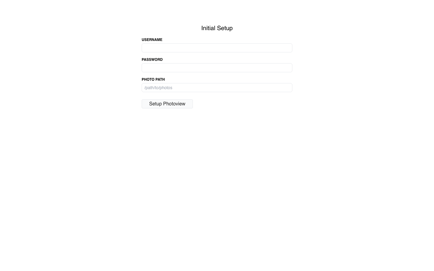 Photoview screenshot