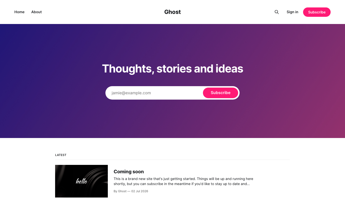 Publify screenshot