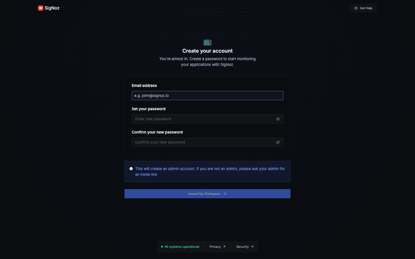 SigNoz screenshot