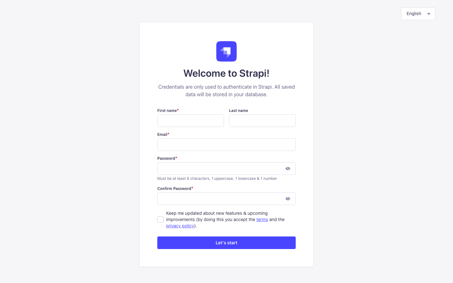 Strapi screenshot