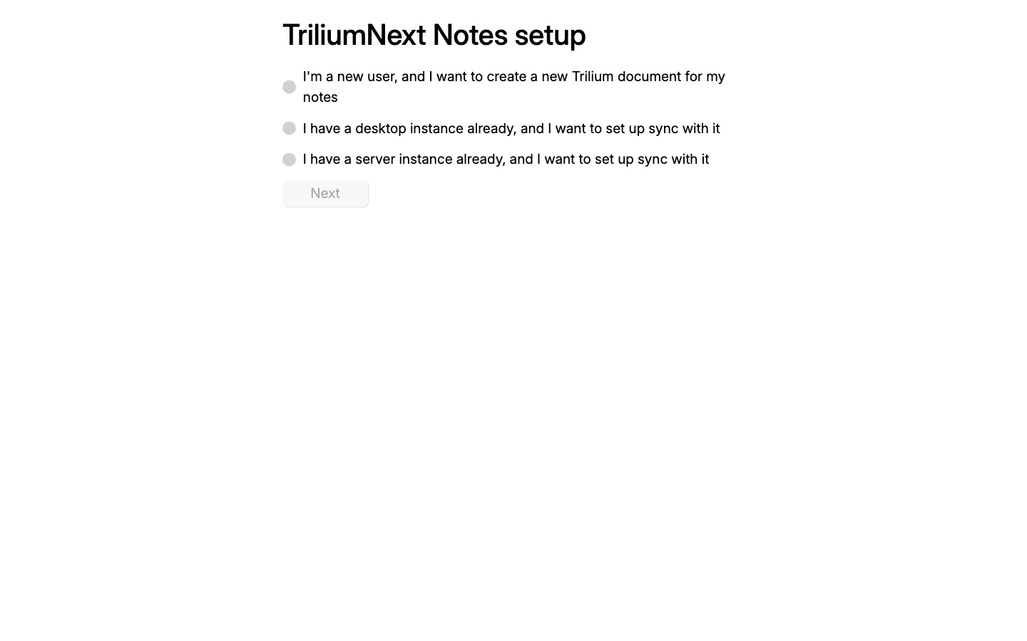 TriliumNext screenshot