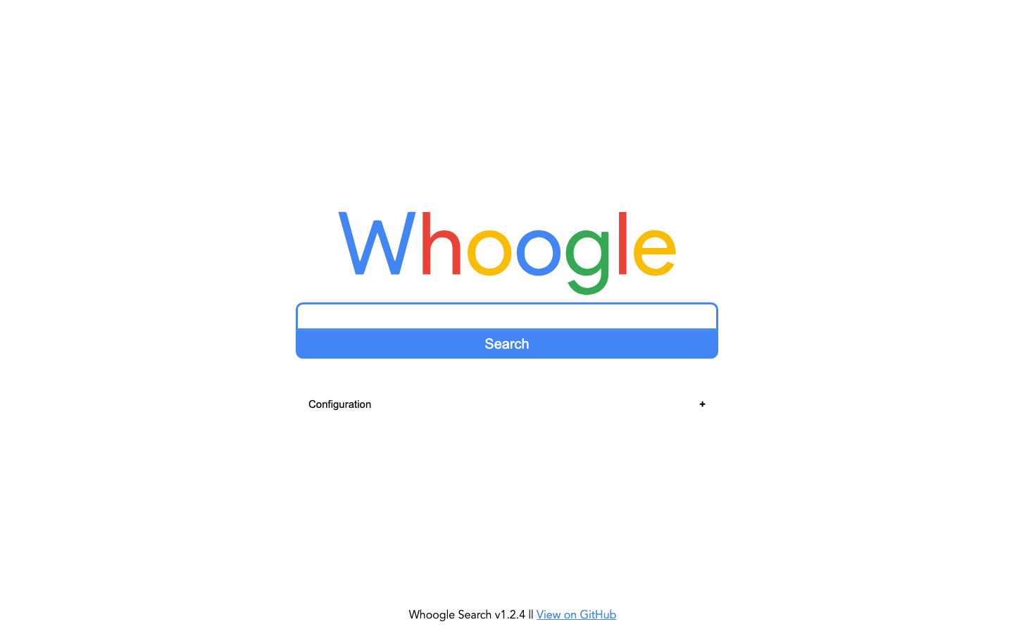 Whoogle screenshot