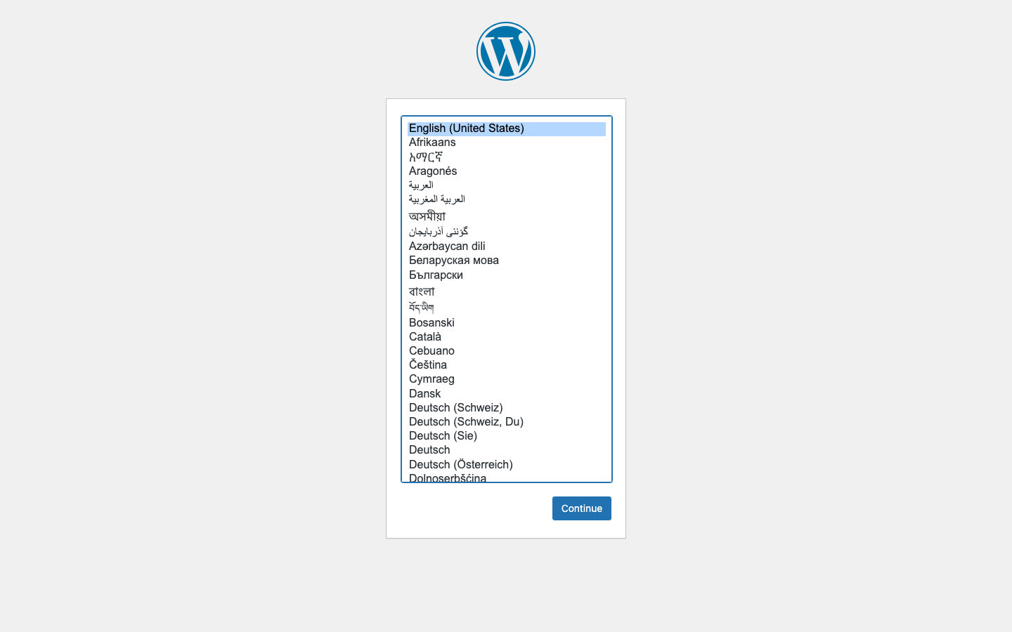 WordPress screenshot